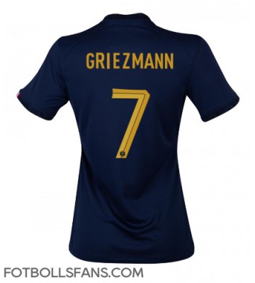 Frankrike Antoine Griezmann #7 Replika Hemmatröja Damer VM 2022 Kortärmad